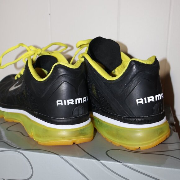 Nike Air Max Black Volt Running Sneakers – Men’s US 8.5 - Picture 5 of 8
